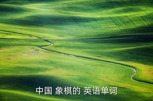 象棋專業術語怎么寫英語,象棋的專業術語有哪些...